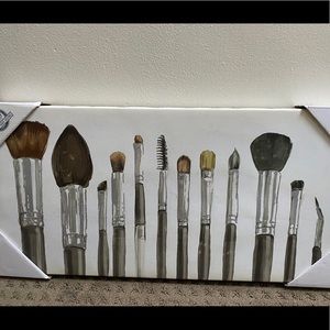 Makeup Brush Wall Art